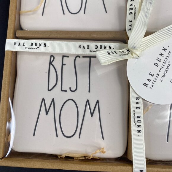 Rae Dunn Mom Coasters Set - Picture 3 of 7